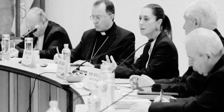 Pide Iglesia a Sheinbaum sobre aborto, religión y violencia