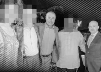 Reaparece Salinas de Gortari de fiesta en España