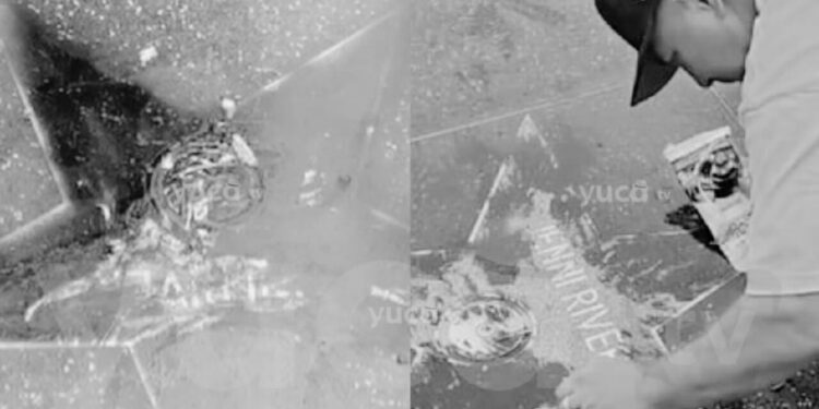 Vandalizan estrella de Jenny Rivera en Hollywood