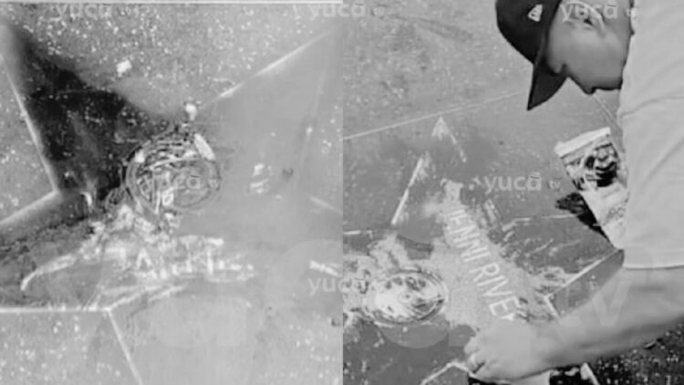 Vandalizan estrella de Jenny Rivera en Hollywood