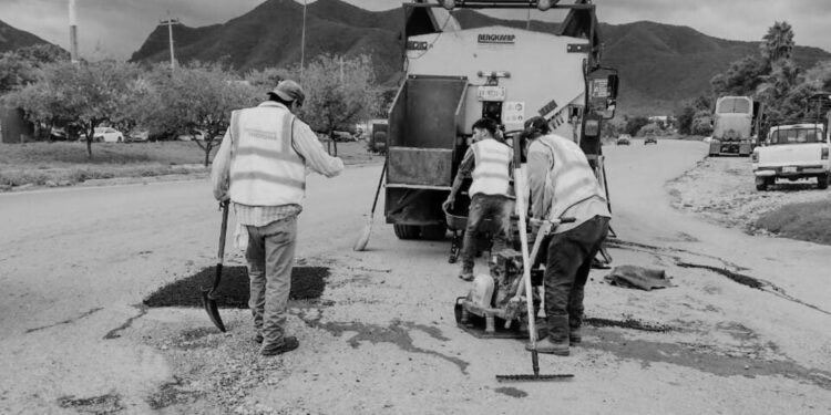 Mantiene SOP trabajos preventivos de bacheo