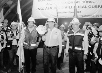 Atestigua Américo conexión de túnel en autopista Mante-Ocampo-Tula