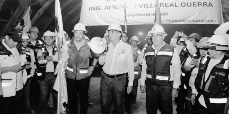 Atestigua Américo conexión de túnel en autopista Mante-Ocampo-Tula