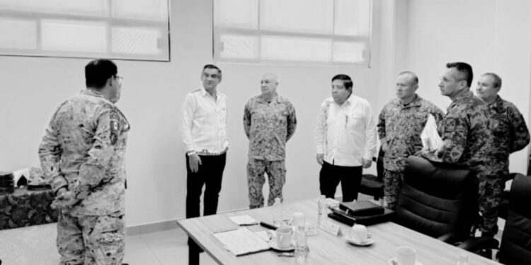 Supervisan titular de la Sedena y gobernador avance de la Agencia Nacional de Aduanas en Nuevo Laredo