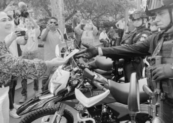 Recibe Guardia Estatal motocicletas y bicicletas para reforzar seguridad en Tampico