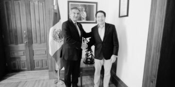 Américo Villarreal y Mario Delgado van juntos por más educación para Tamaulipas