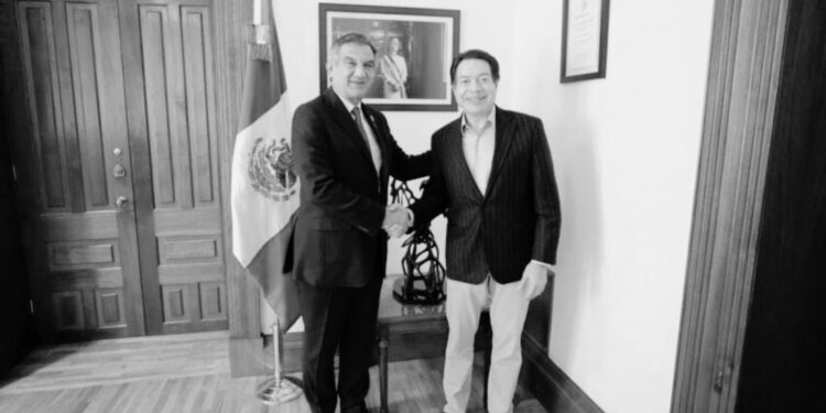 Américo Villarreal y Mario Delgado van juntos por más educación para Tamaulipas