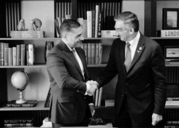 Tratan Américo Villarreal y Omar García Harfuch temas de seguridad en Tamaulipas