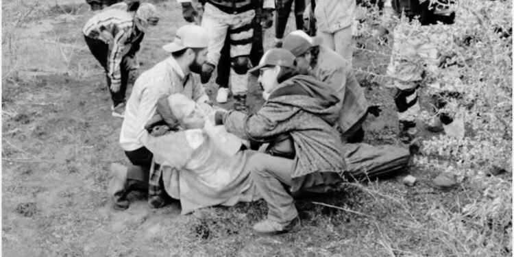 Abuelito de 85 años es rescatado tras caer en brecha de Tamaulipas