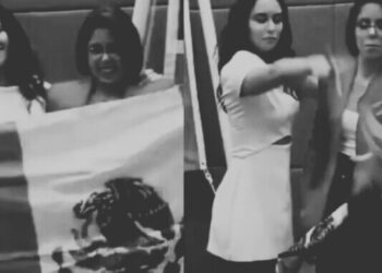 Gimnasta mexicana tira Bandera de México y causa indignación