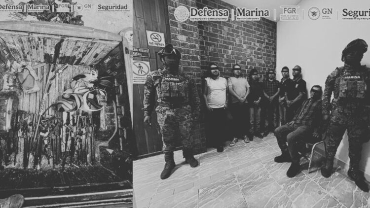 Tras repeler una agresión en Tamaulipas, detienen a 11 personas con un arsenal